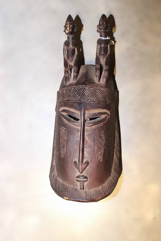 Authentic Dogon Kanaga Mask – Hand-Carved African Wood Sculpture from Mali