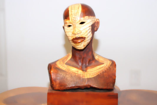 African Nouveau Bust